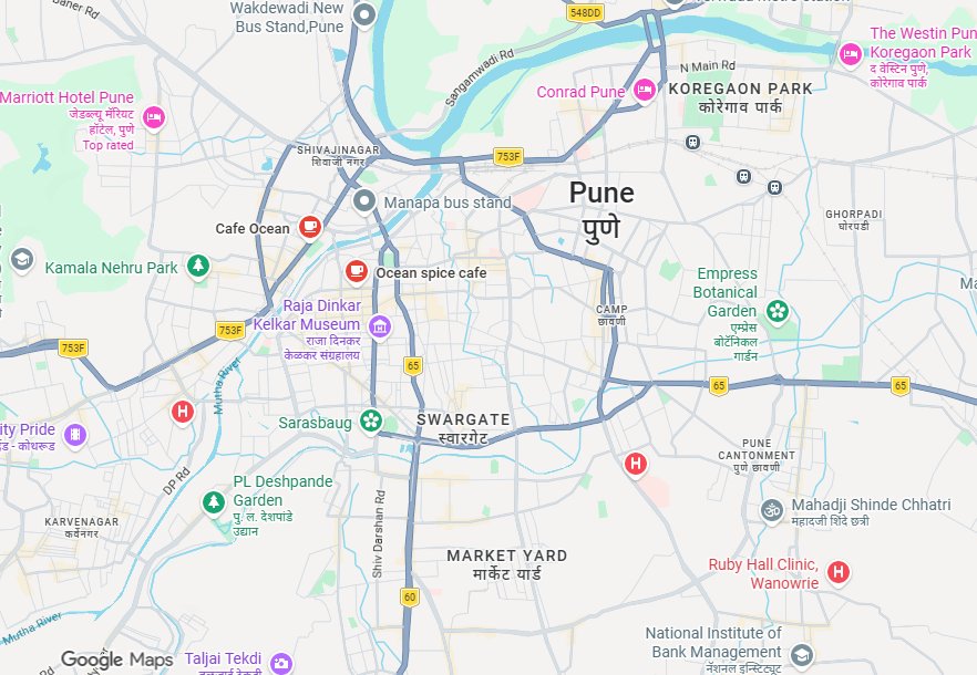 Restaurant Location Map